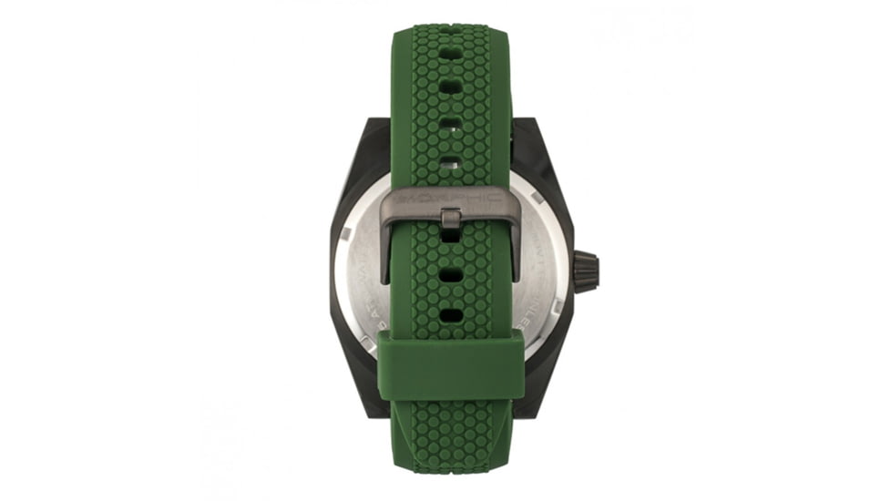 Morphic M34 Series Watch w/ Day/Date - Mens, Black/Green, One Size, MPH3408