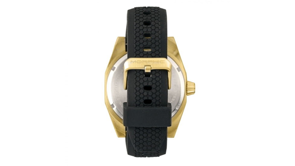 Morphic M34 Series Watch w/ Day/Date - Mens, Gold/Black, One Size, MPH3406