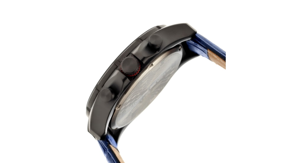 Morphic 3606 M36 Series Mens Watch, 44mm, Blue Strap, Navy Blue Dial MPH3606