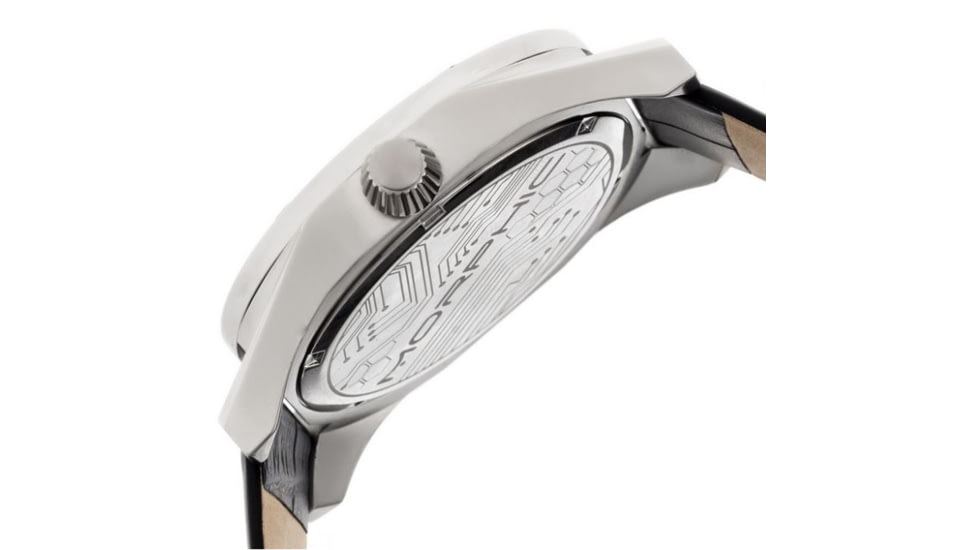 Morphic M42 Series Men's Watches, Silver Case, Black Dial MPH4202