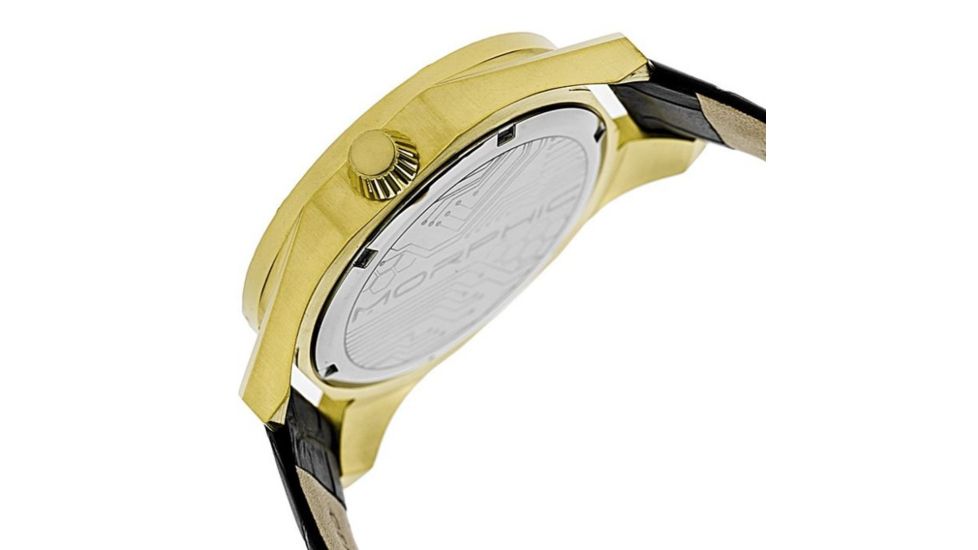 Morphic M46 Series Men's Watches, Gold Case, Black Dial MPH4606