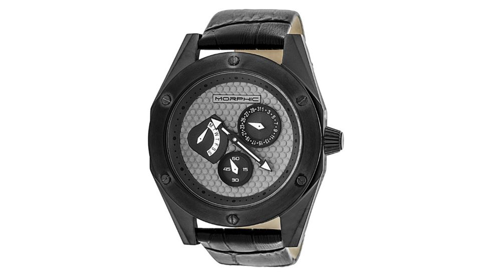 Morphic M46 Series Men's Watches, Gunmetal Case, Charcoal Dial MPH4605