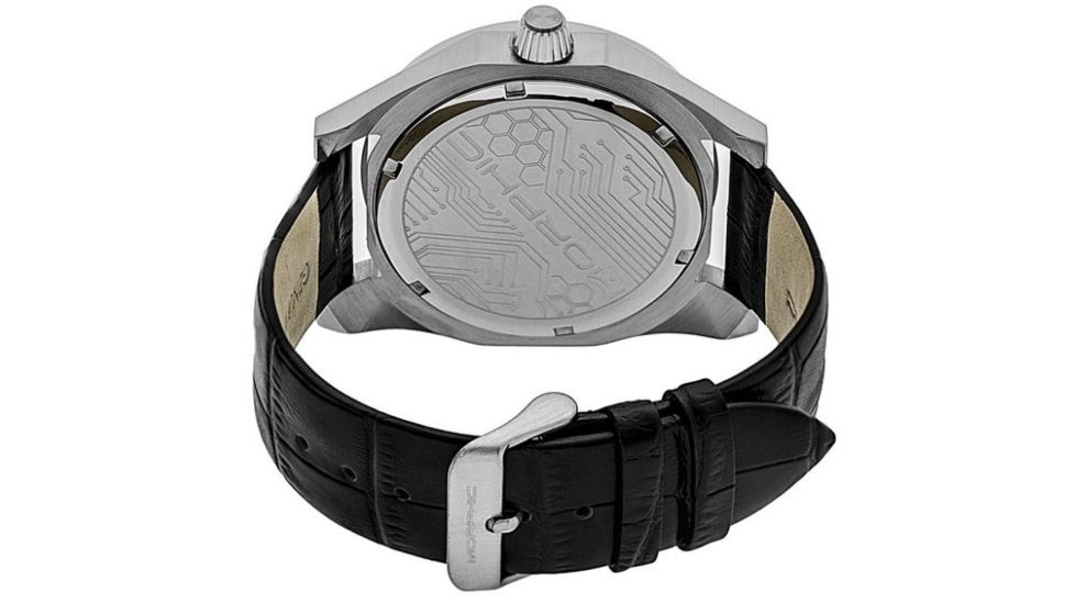 Morphic M46 Series Men's Watches, Silver Case, Black Dial MPH4602