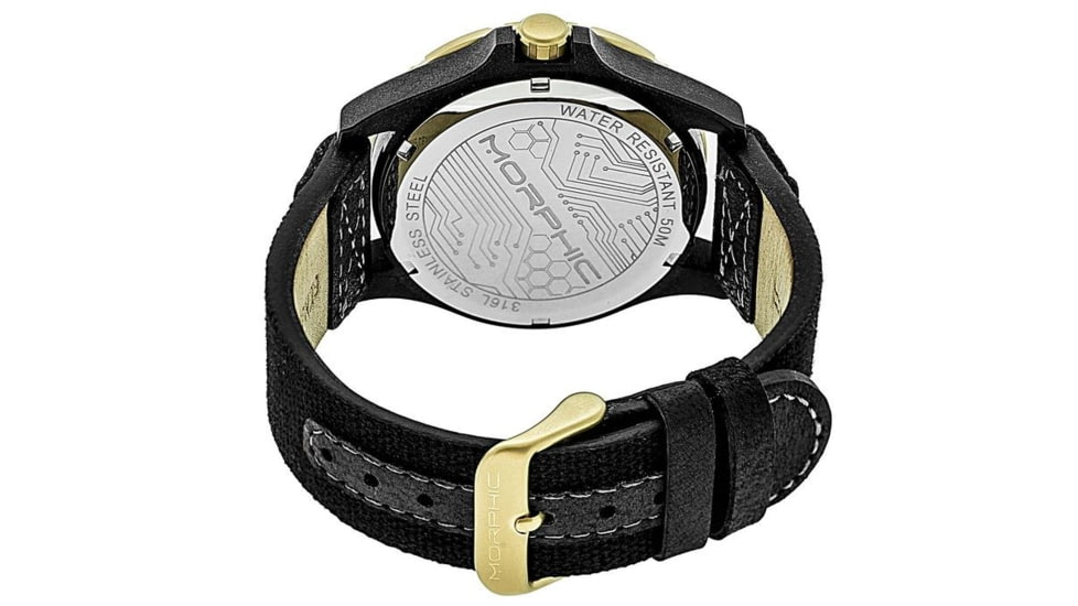 Morphic 4704 M47 Series Mens Watch, Black MPH4704