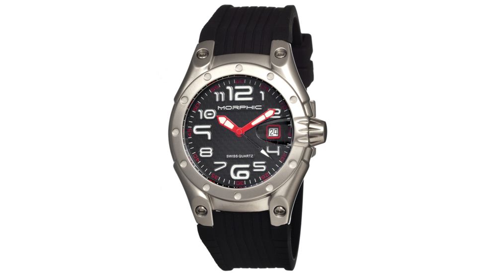 Morphic M6 Series Mens Watch, Black-Silver-Grey MPH0602