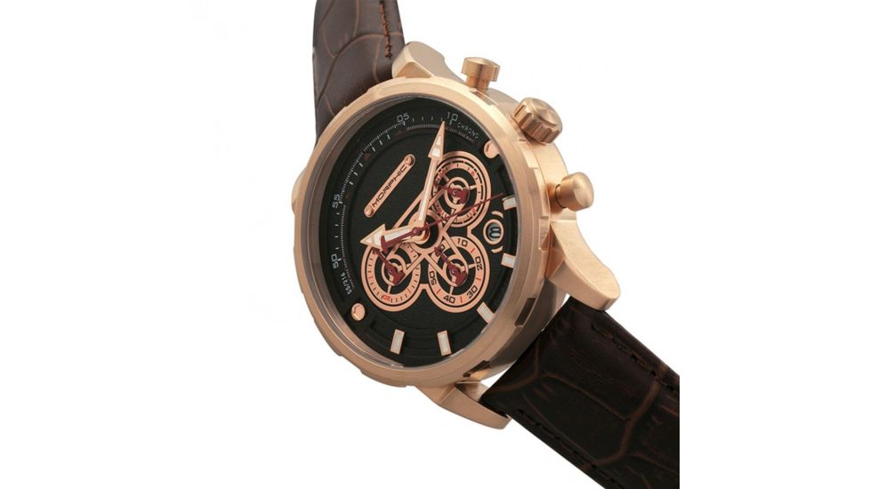 Morphic M60 Series Mens Watch, Black / Brown MPH6004