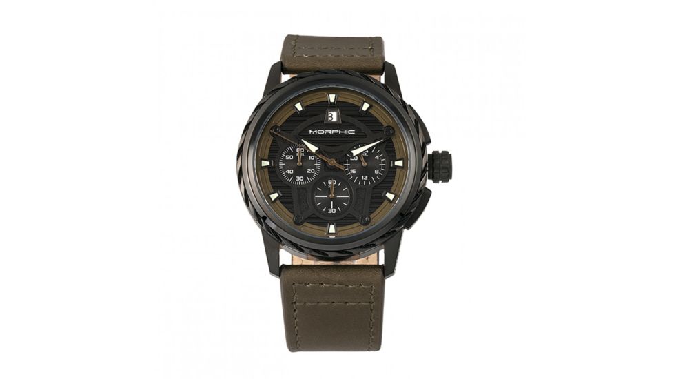 Morphic M61 Series Mens Watch, Black / Olive MPH6106
