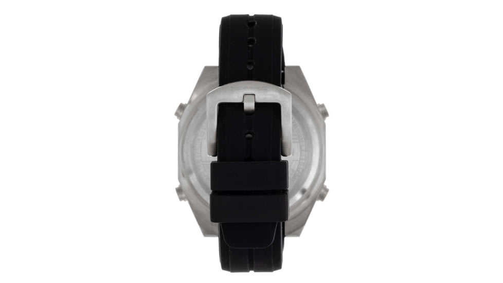 Morphic M76 Series Drum-Roll Strap Watch, Silver/Black, One Size, MPH7601