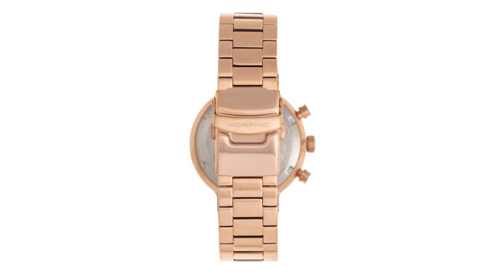 Morphic M78 Series Chronograph Bracelet Watch, Rose Gold/Black, One Size, MPH7806