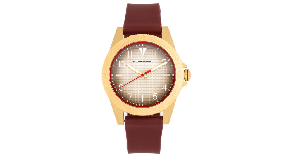 Morphic M84 Series Strap Watch, Maroon, One Size, MPH8402