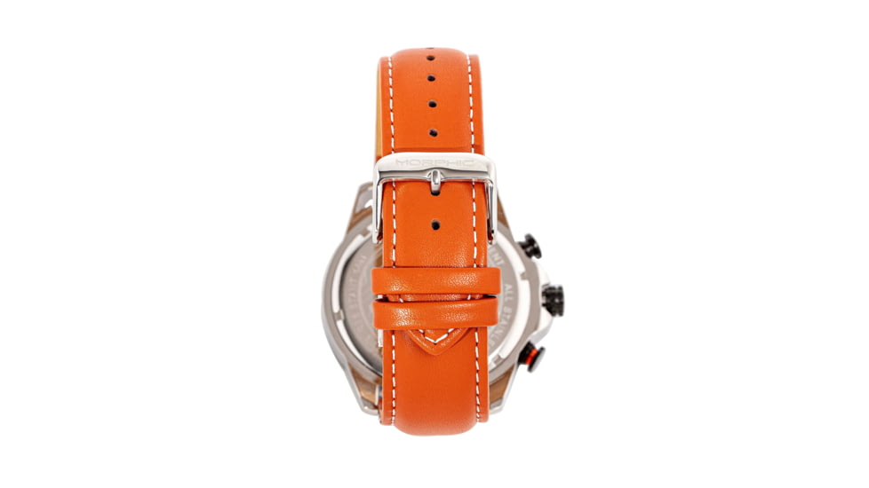 Morphic M88 Series Chronograph Leather-Band Watch w/Date, Camel/Black, One Size, MPH8801