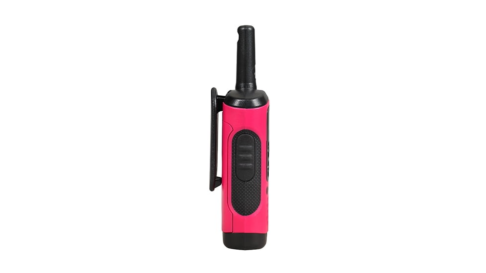 Motorola T107 Alkaline 2 Way Radio, Pack of 2, Neon Pink, T107