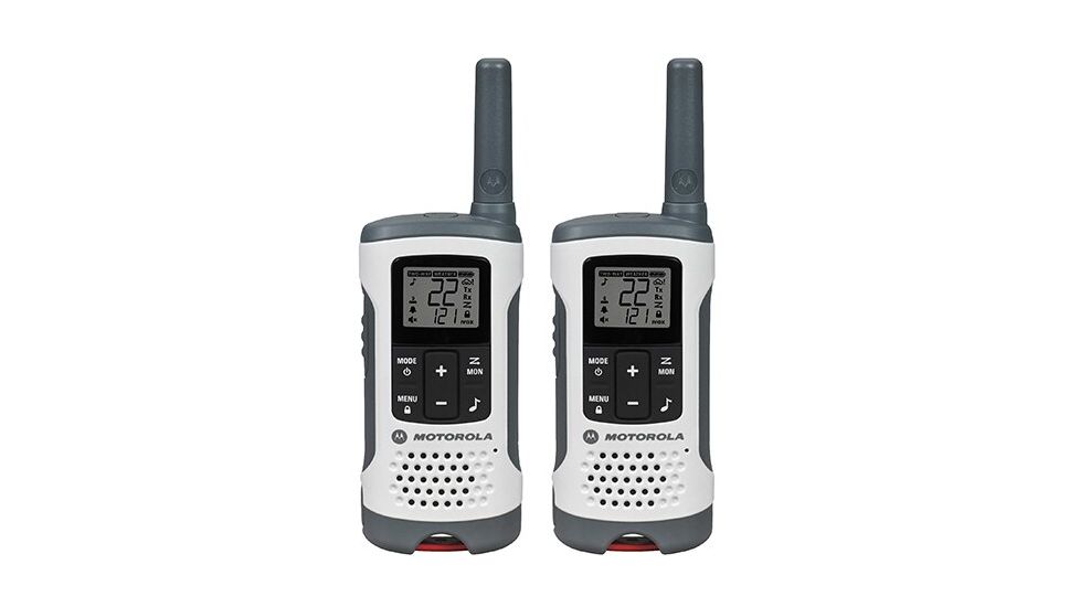 Motorola T260 Rechargeable 2 Way Radio, Pack of 2, White, T260