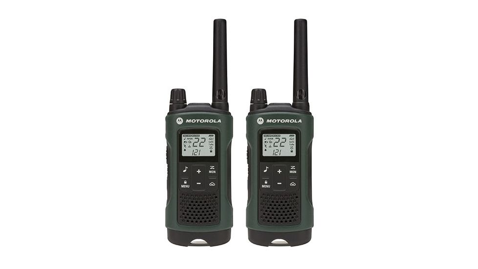 Motorola T465 Rechargeable 2 Way Radio, Pack of 2, Green, T465