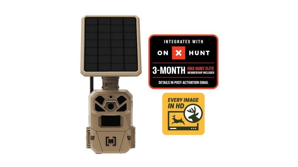 Moultrie Feeders Edge Solar Cellular Trail Camera, Tan, MMC-14226