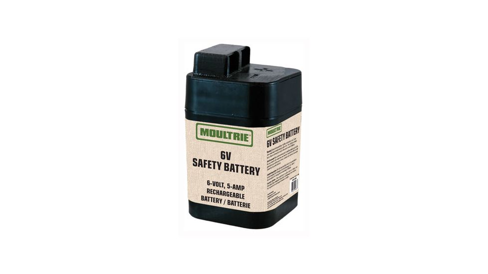 Moultrie Feeders Moultrie Safety Battery 6-volt Rechargable 5 Amp