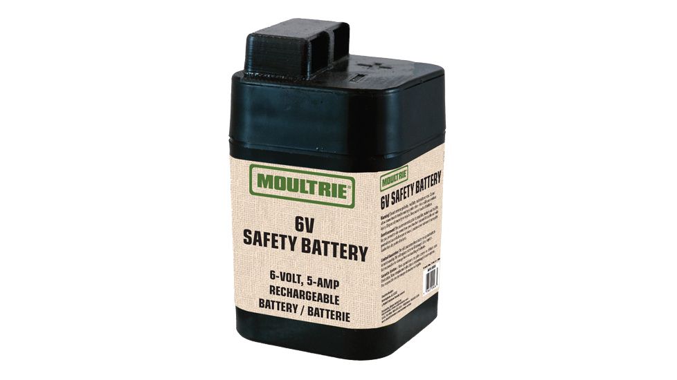 Moultrie Feeders Moultrie Safety Battery 6-volt Rechargable 5 Amp