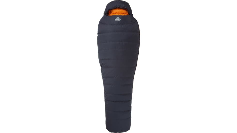 Mountain Equipment Glacier 450 Sleeping Bag, Left Zip - Mens, Obsidian, Long, ME-007344 O-LZ-Long