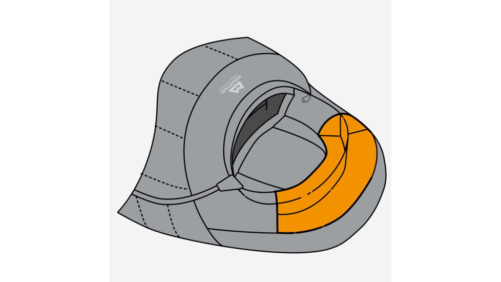 Mountain Equipment Glacier 700 Sleeping Bag, Imperial Red, Regular, Right Zip, ME-003519-ME-01040-RZ