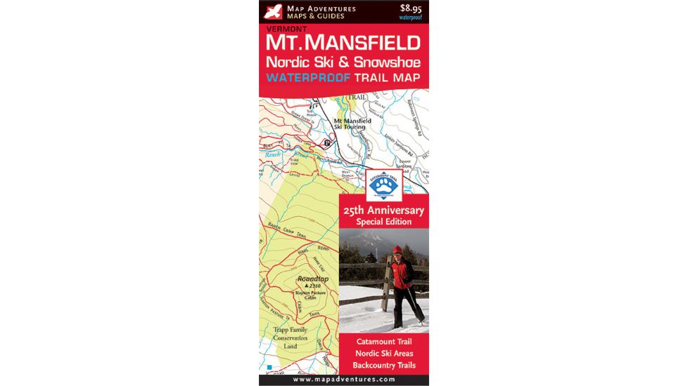Mt Mansfield Nordic Ski &amp; Shoe, Map Adventures, Publisher - Map Adventures