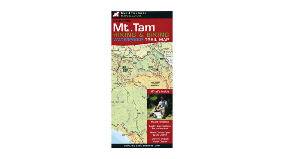 Mt Tam Hiking &amp; Biking, Map Adventures, Publisher - Map Adventures