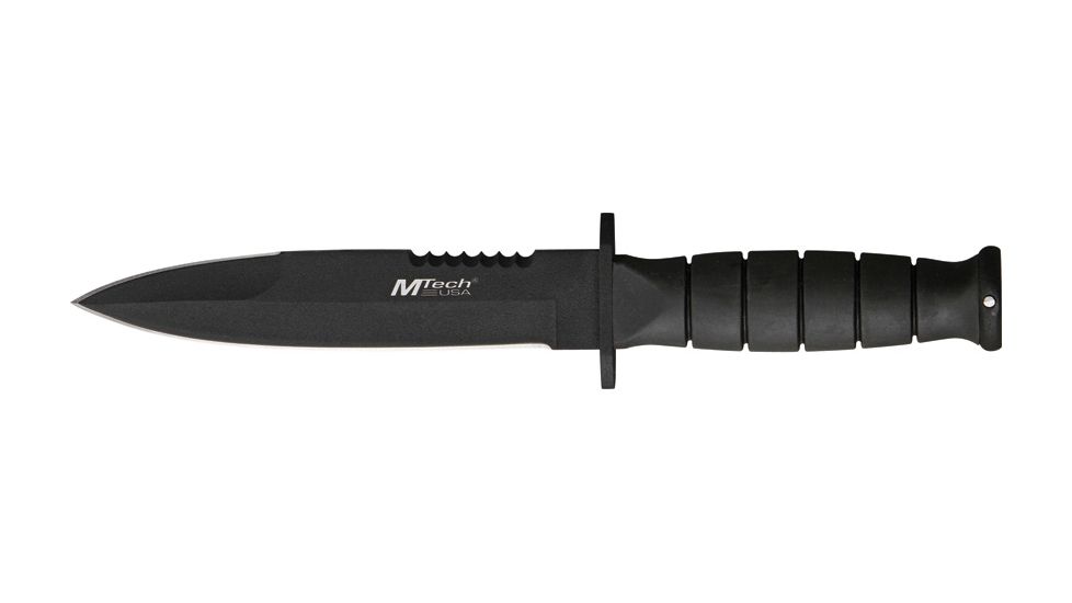 Mtech Fighting Black Finish Knife, 10.5in. MT575