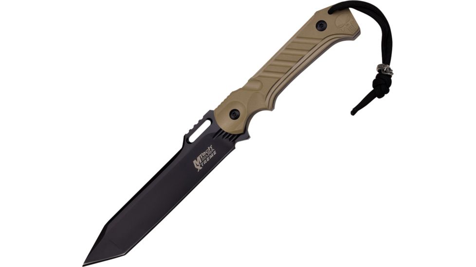 Mtech Fixed Blade Desert Tan Fixed Blade Knife, 5.75in, 440C Steel, Desert Tan, G10 Handle MTX8121TNT