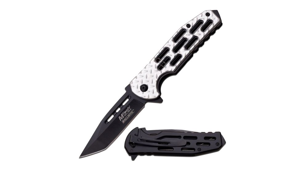 Mtech Folding Blade, 3.5in, Stainless Steel Blade, Handle MT-A939SL