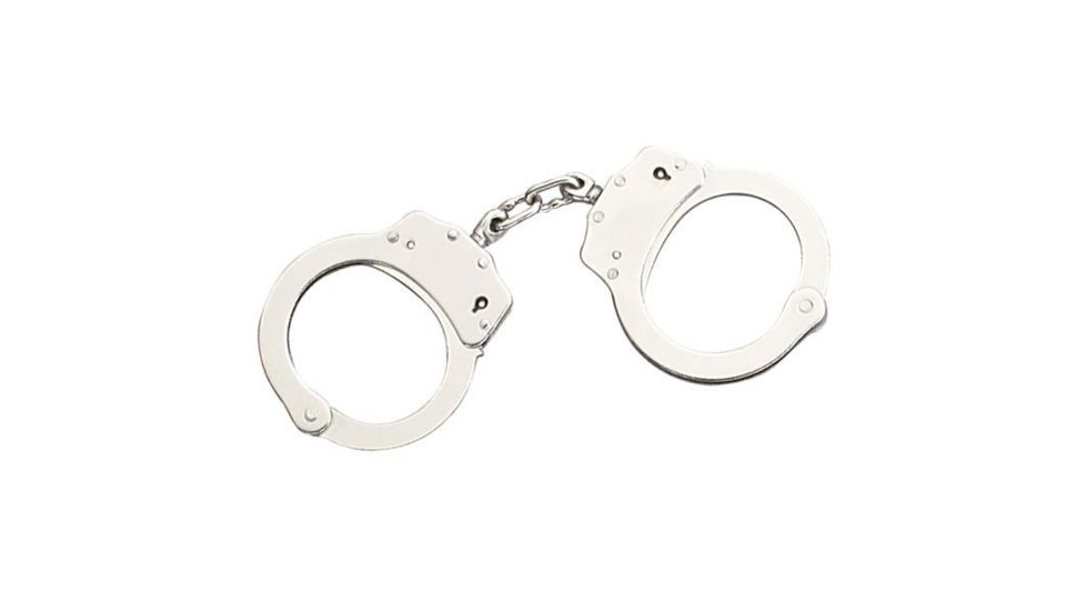 Mtech Hand Cuffs, Silver MT-S4508DL