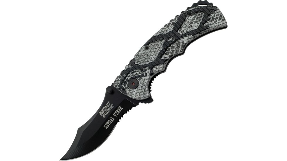 Mtech Lethal Venom Linerlock Knife, 4.75in. Closed MTA809GY