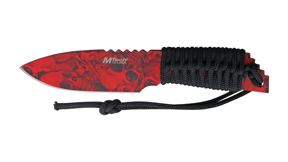 Mtech Skull Fixed Blade, 8.25in. MT610RD