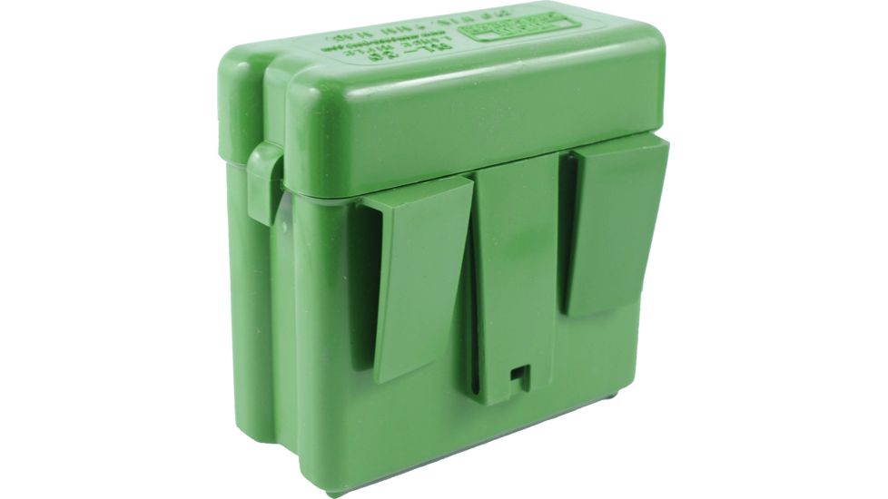 MTM 20 Round Large Green Rifle Belt Ammo Box RL2010