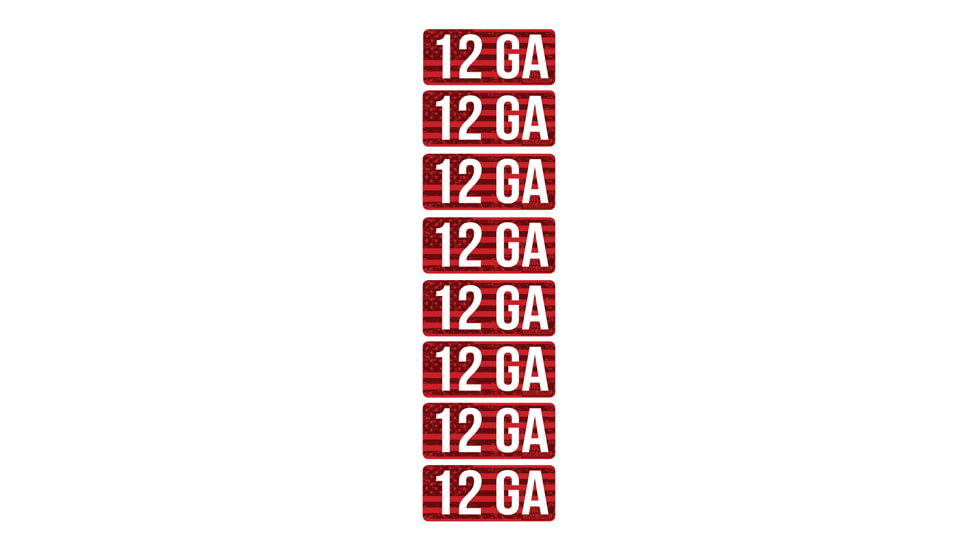Mtm Ammo Caliber Labels 12ga 8-pack