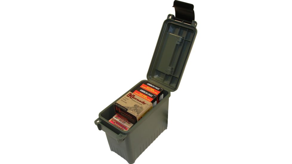 MTM Ammo Can Mini for Bulk Ammo, Forest Green/Black, AC15-11