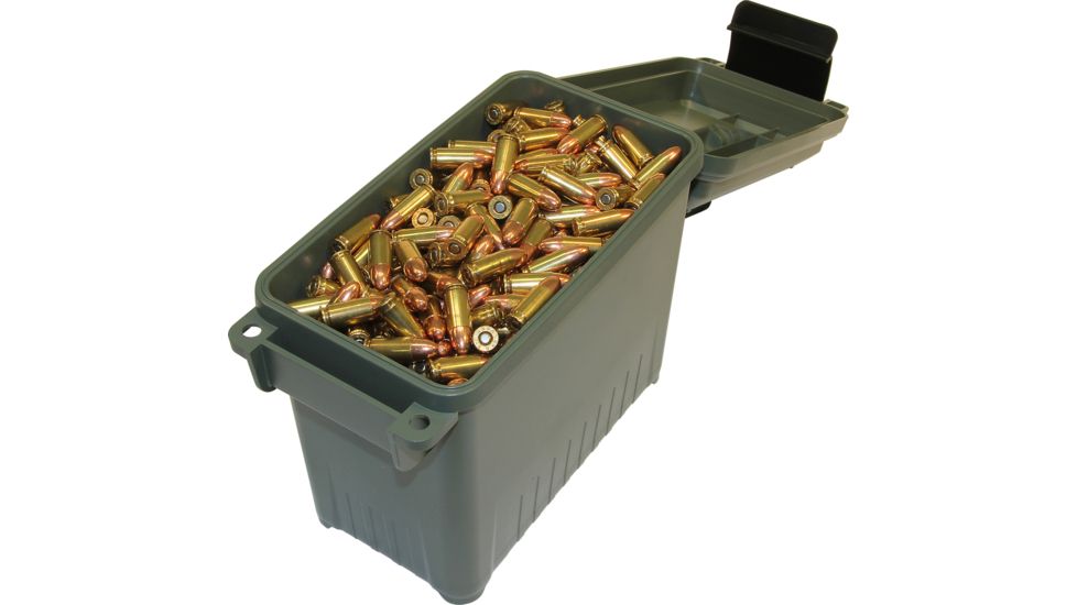 MTM Ammo Can Mini for Bulk Ammo, Forest Green/Black, AC15-11