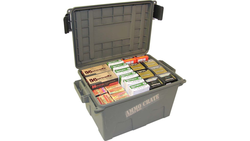 MTM CASE OF 48 AMMO CRATE 17.2 X 9.2IN ARMY GRN PLT PK DECA5398, MTMACR7P18