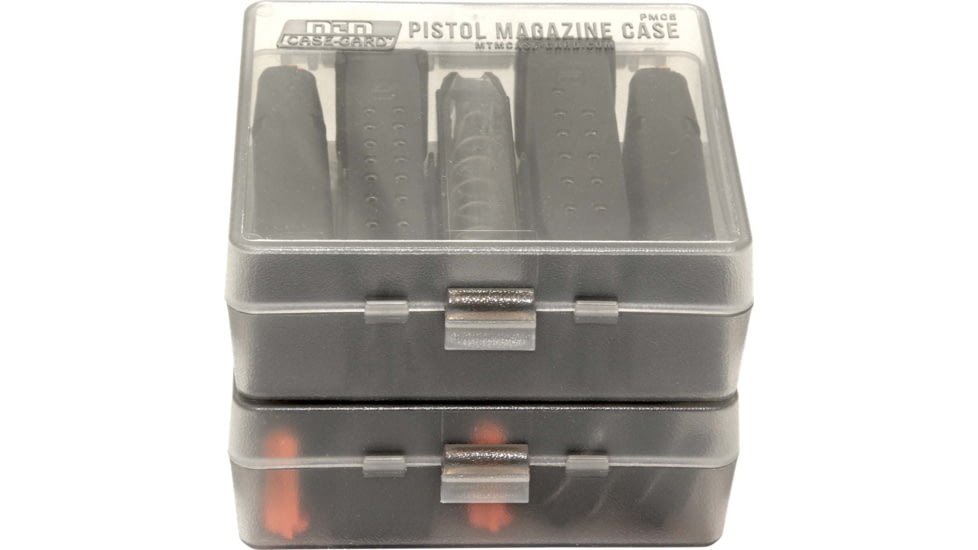 Mtm Compact Handgun Mag Case Stores Up To 5 Dbl Stck Mags
