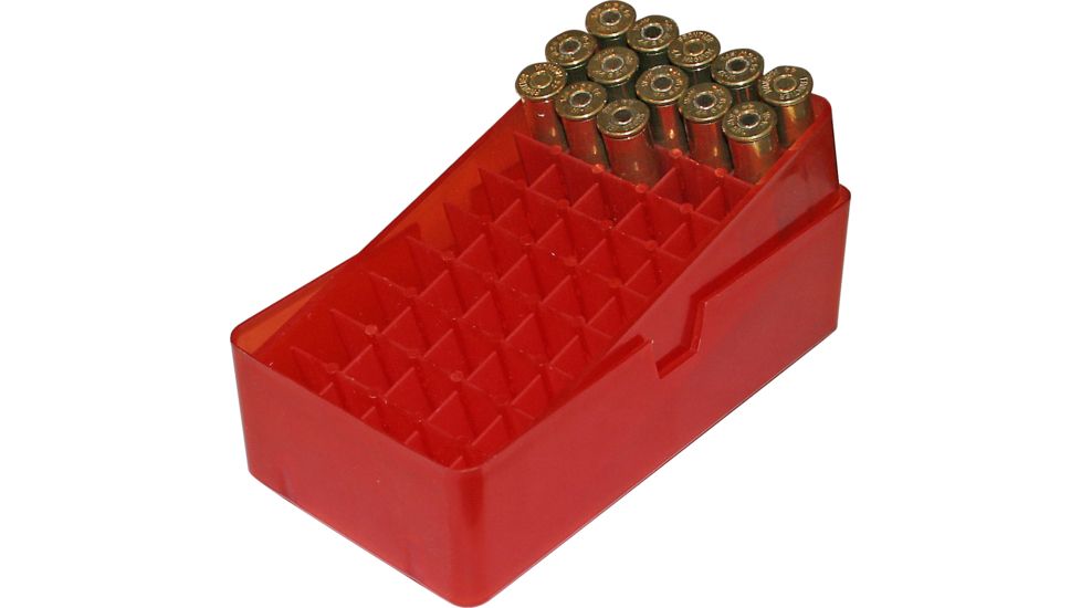 MTM E-50 Slip-Top Boxes .45 Auto Red