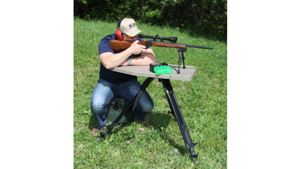 MTM High-Low Shooting Table, Dark Earth, HLST