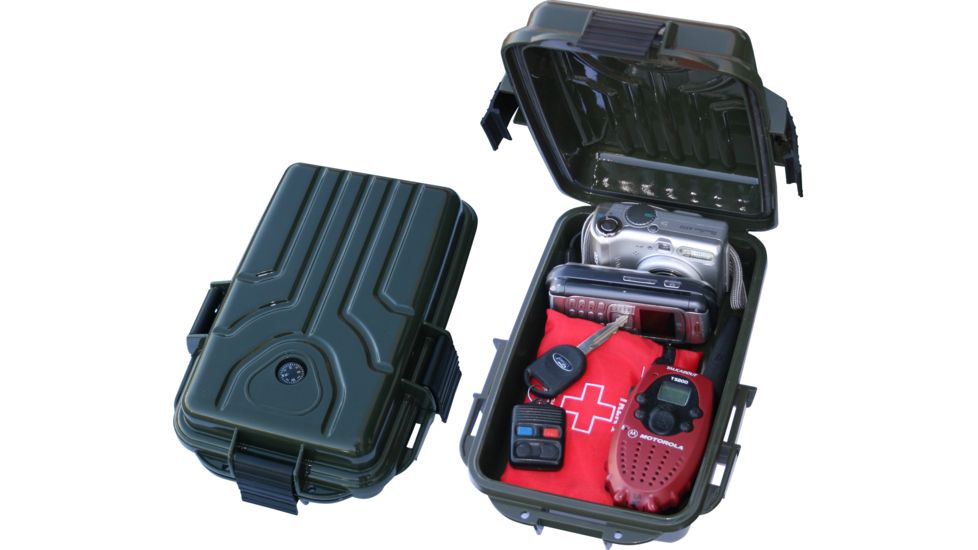 MTM Survivor Dry Box Water Resistant 10x7x3 Inches Forest Green
