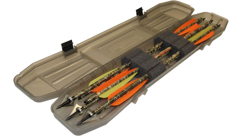 MTM Traveler Bolt Case/ 6 Bolt, Gray, BTBC-41