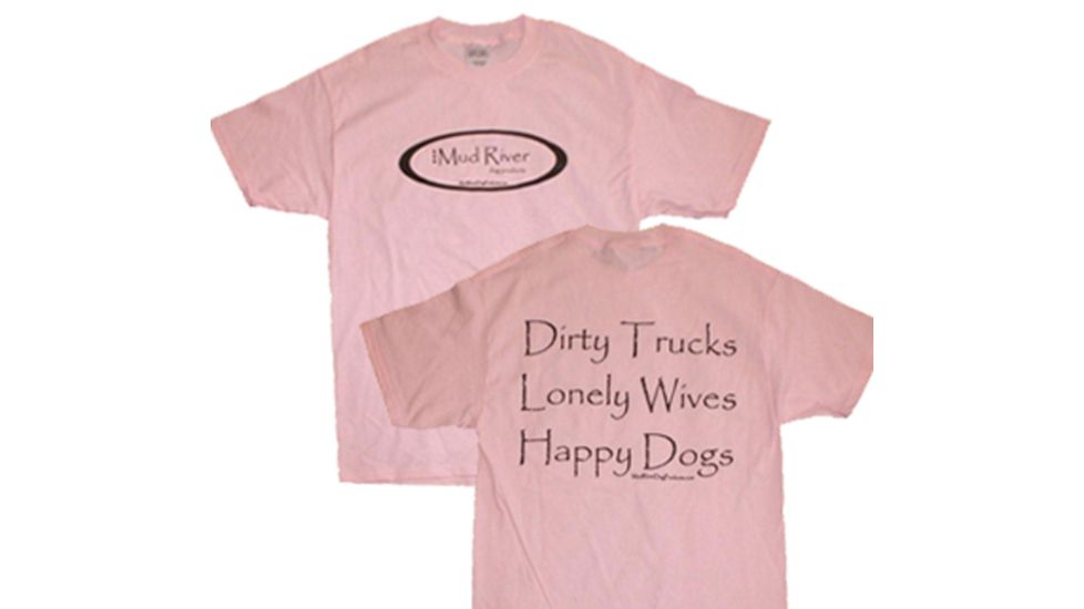 Mud River Short Sleeve T-shirts- Small Pink MRTS-SP