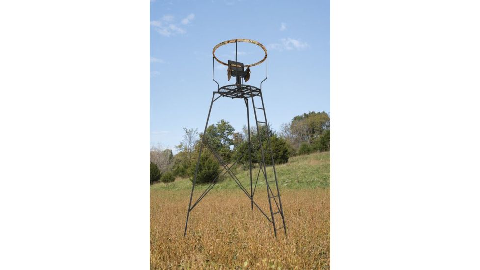 Muddy Liberty Tripod, includes Padded Shooting Rail, 2-Detachable Gear Bags, Black/Camo MTP3000