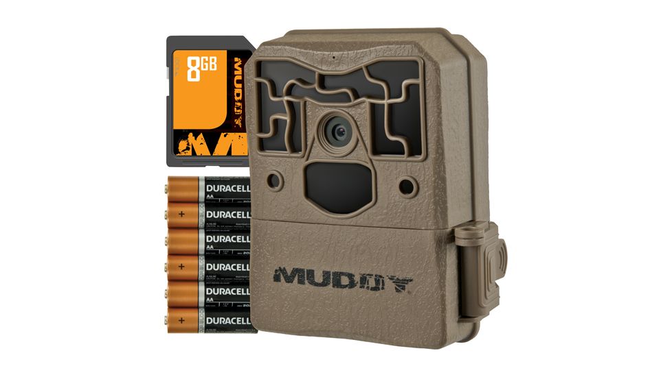Muddy Pro Cam 14mp Bundle W/ 6 Aa Batteries &amp; 8gb Memory Card