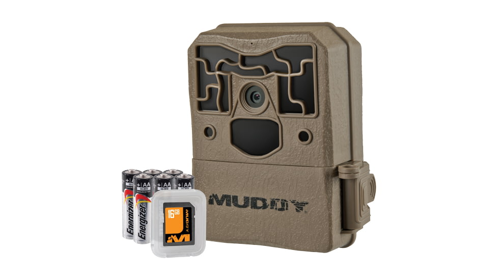 Muddy Pro Cam 16mp Bundle W/6 Aa Batteries &amp; 16gb Sd Card
