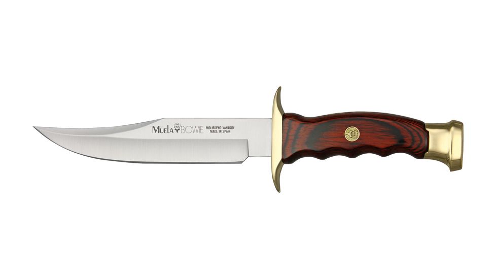 Muela Bowie Inlay Shield Knife, 10.75in. CIBW16