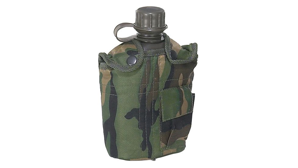 Mustang Camo Fabric Covered Canteen, 1 Qt. FP13624