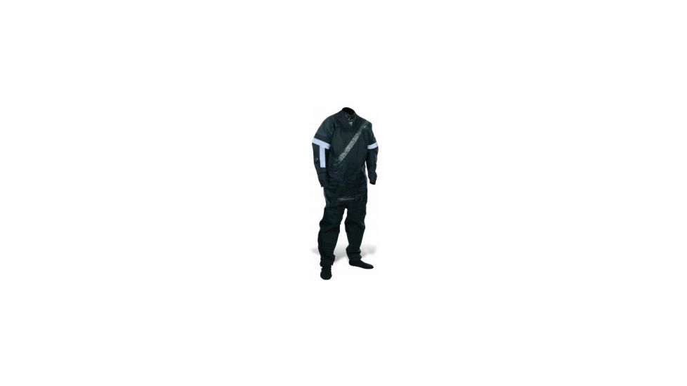 Mustang Dry Suit, LRG Aviation Rescue, Black, Large MLMSD565L