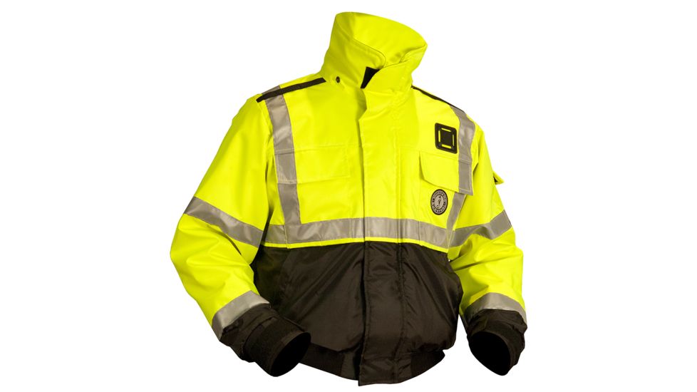 Mustang Survival ANSI Hi-Vis Classic Bomber Flotation Jacket - XX-Large 68646