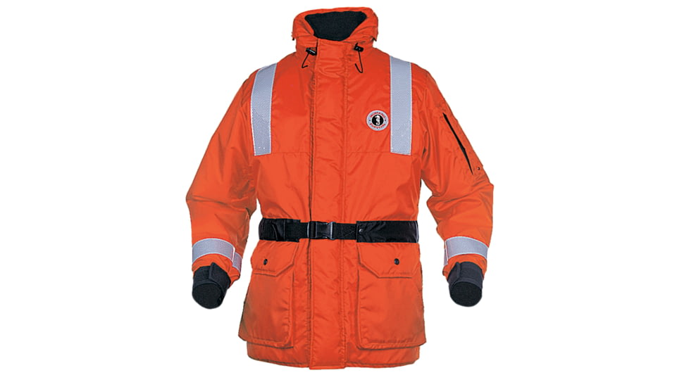 Mustang Survival ThermoSystem Plus Coat - XL - Orange/Black 57949